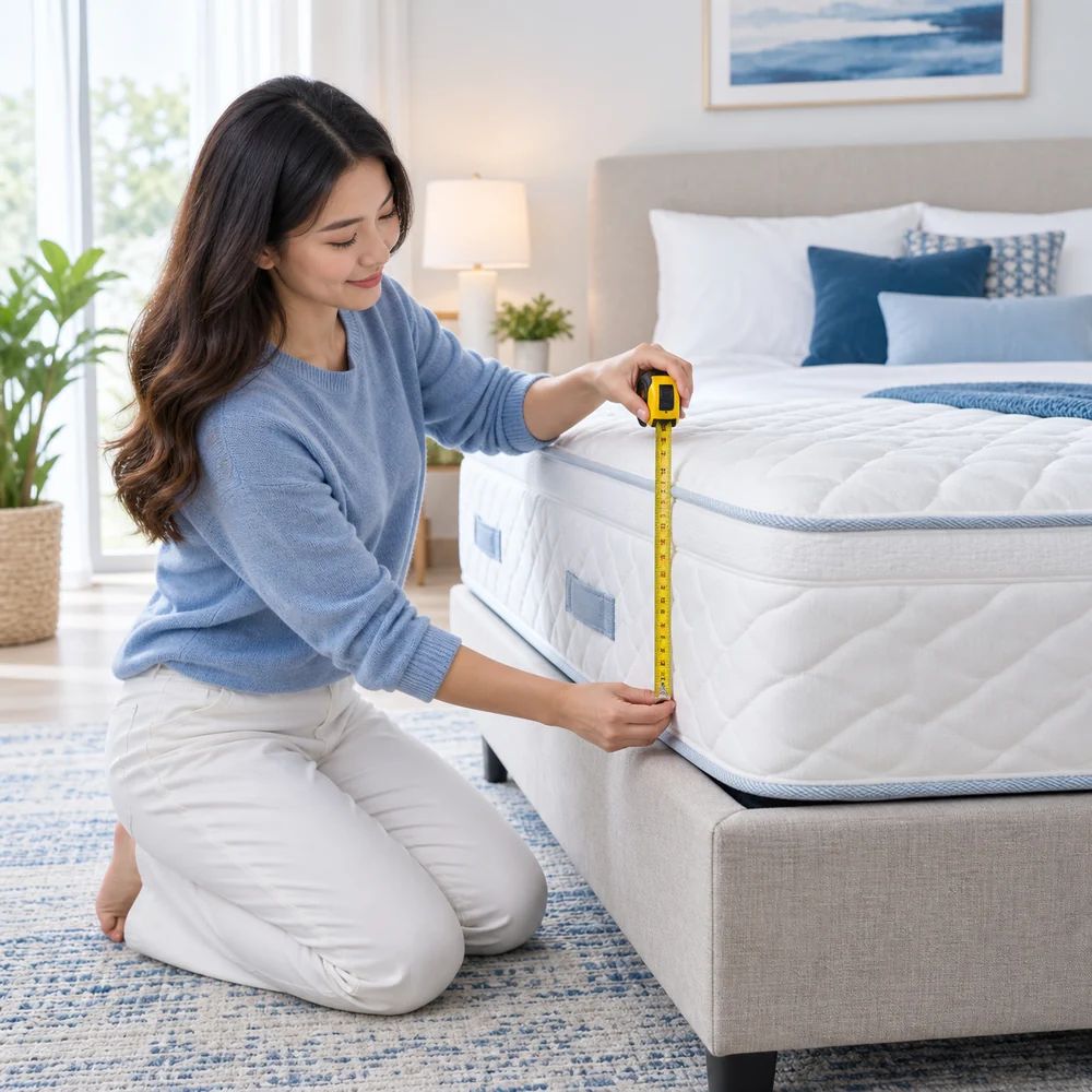 Đo nệm để đặt theo kích thước yêu cầu