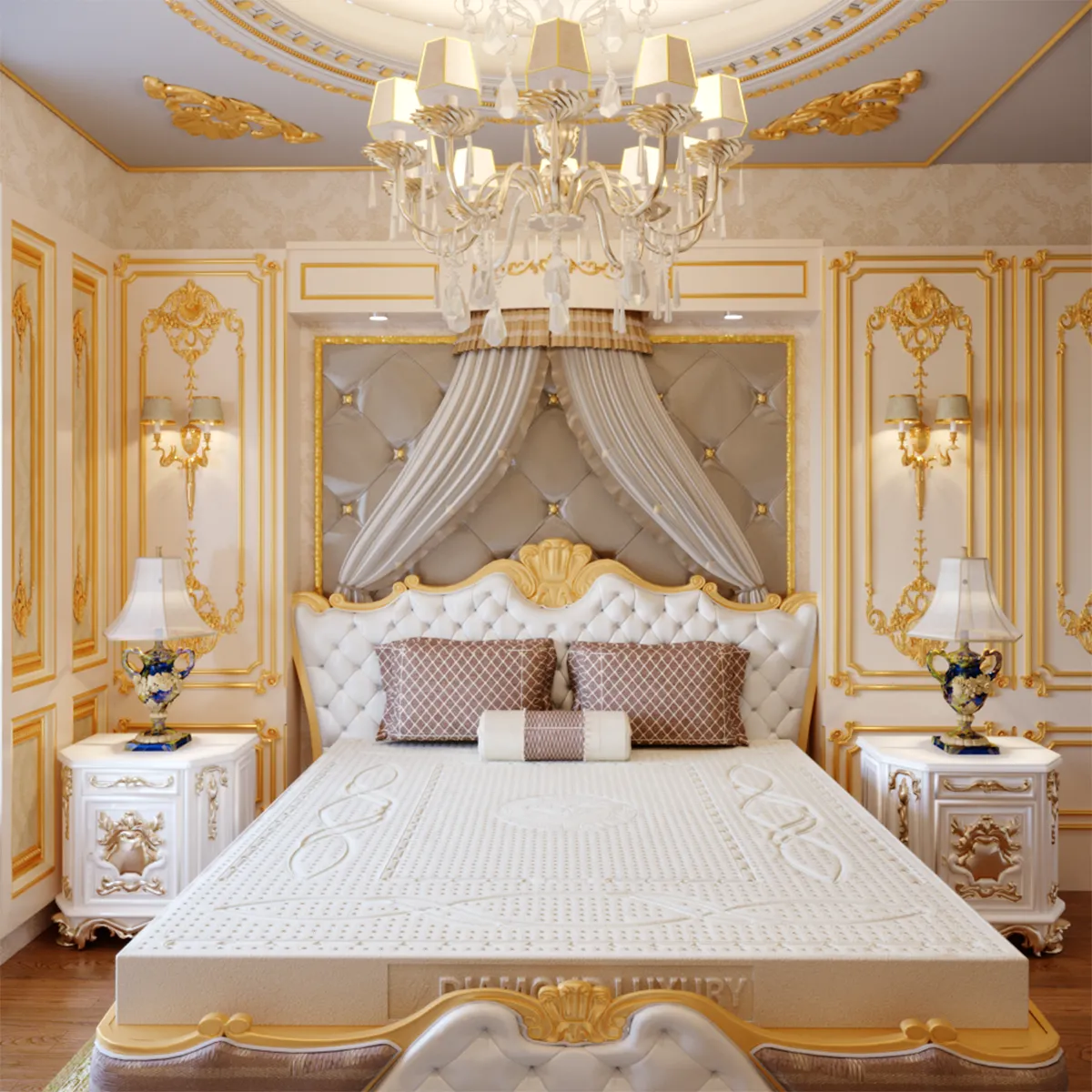 Nệm cao su Kim Cương Diamond Luxury 1 Nệm cao su Kim Cương Diamond Luxury