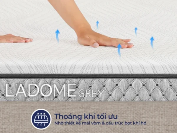Nệm Cao Su Liên Á L'a Dome Grey