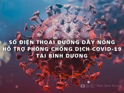 Đường dây nóng hỗ trợ dịch covid 19 tại Bình Dương