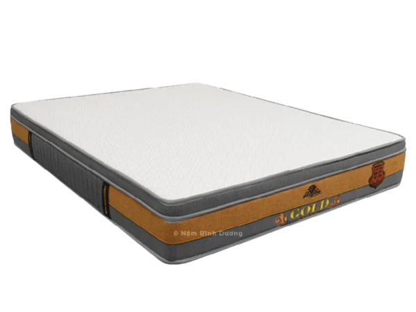 Nệm Lò Xo Túi Cao Su Kim Cương Gold 3 Viền