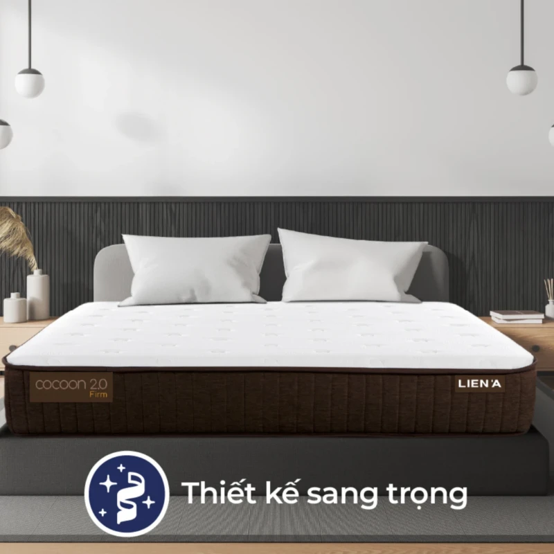 Nệm lò xo túi Liên Á Cocoon