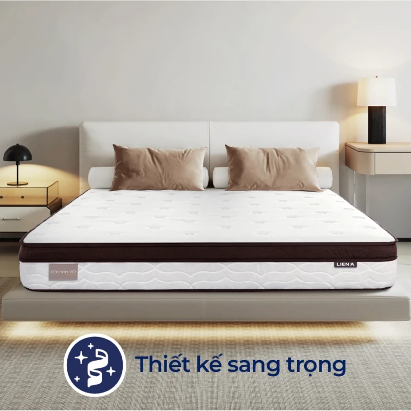 Nệm lò xo túi Liên Á Cocoon Premium