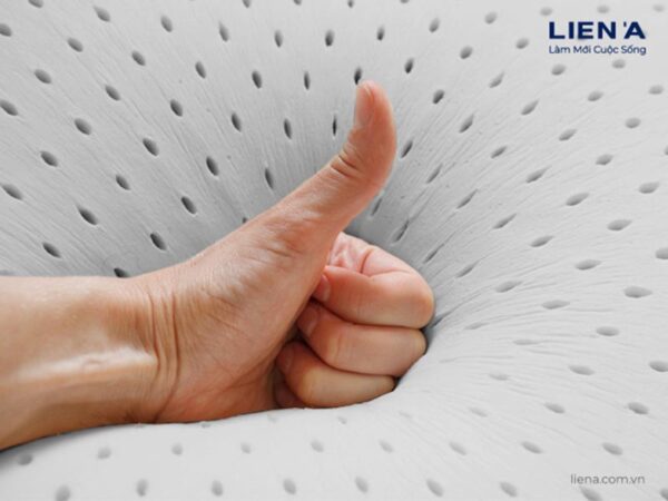 Gối cao su Liên Á Oval Grey - Nệm Bình Dương 7 Gối cao su Liên Á Oval Grey - Nệm Bình Dương