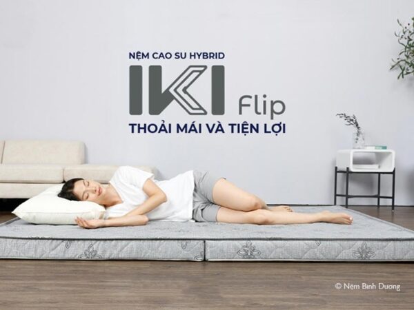 Nệm cao su hybrid Liên Á IKI Flip (gấp 2)