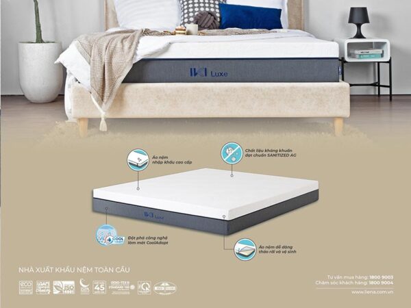 Nệm cao su hybrid Liên Á IKI LUXE