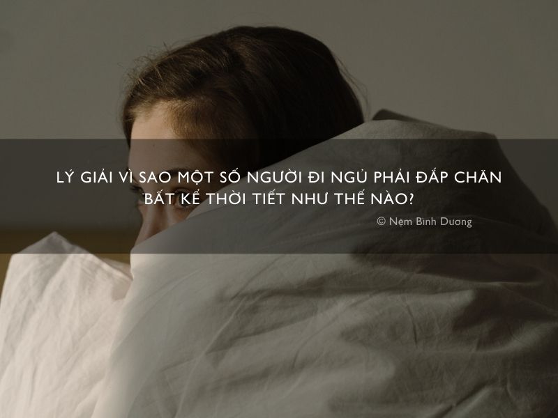 Lý giải vì sao một số người đi ngủ phải đắp chăn bất kể thời tiết như thế nào?