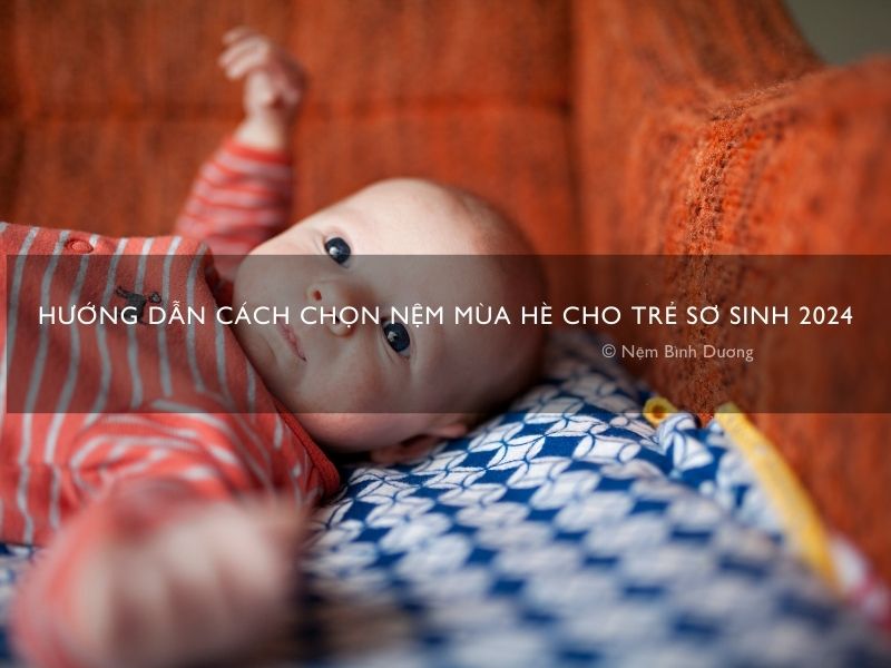 Hướng dẫn cách chọn nệm mùa hè cho trẻ sơ sinh 2024