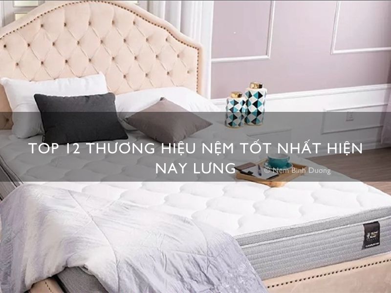 Top 12 thương hiệu nệm tốt nhất hiện nay