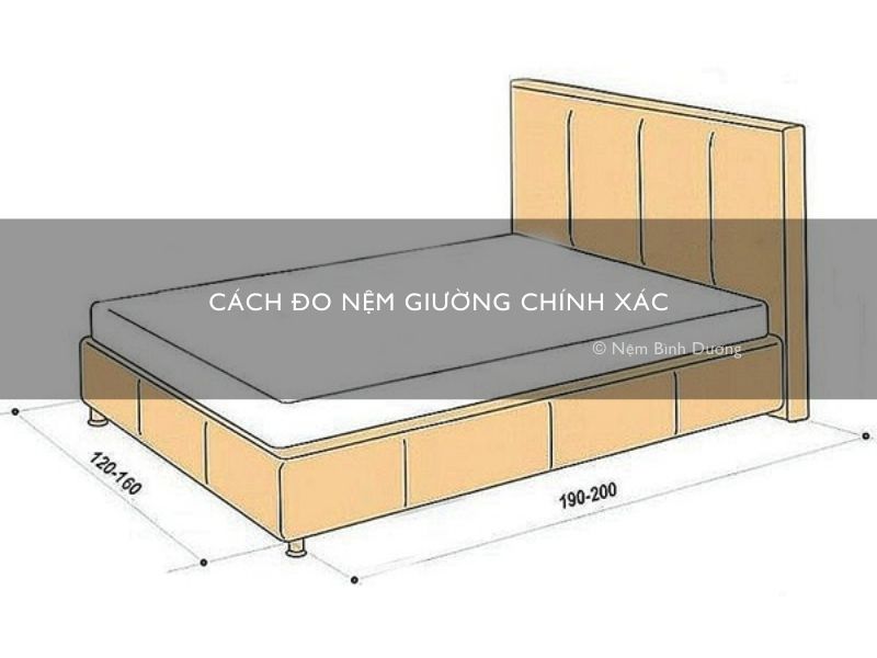 Cách đo nệm giường