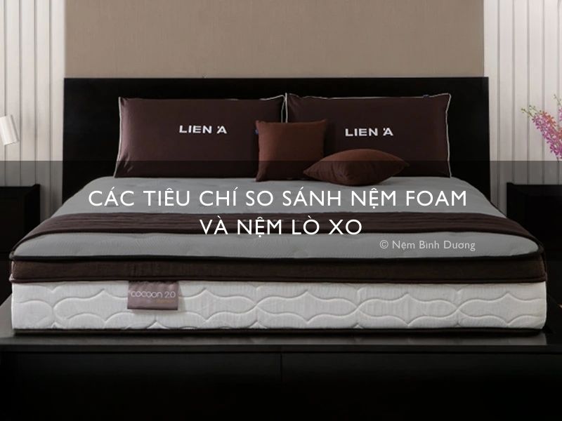 So sánh nệm foam và nệm lò xo
