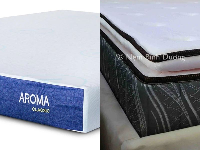Các tiêu chí so sánh nệm foam và nệm lò xo