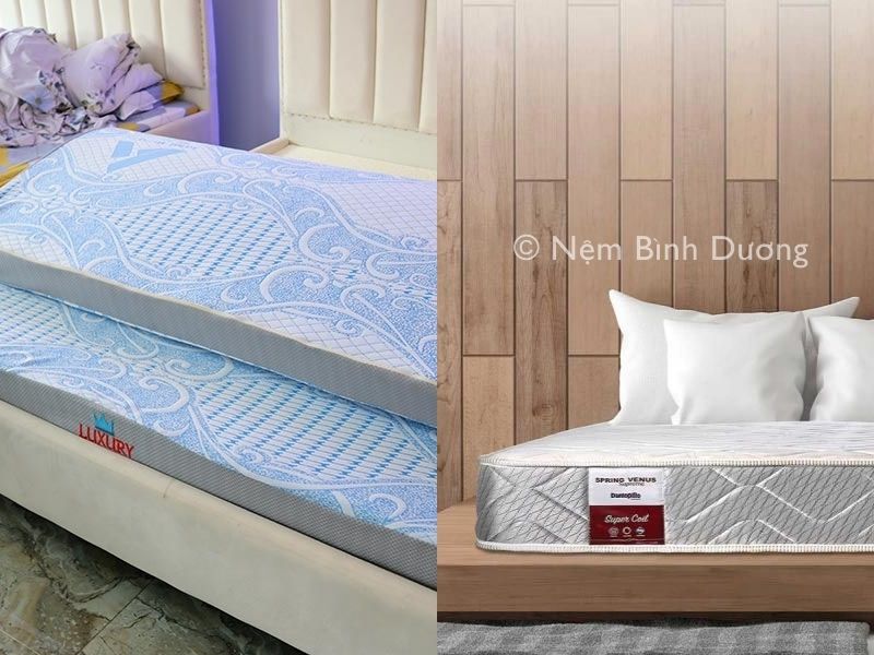 Bảng so sánh nệm foam và nệm lò xo chi tiết