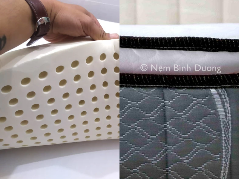 So sánh nệm lò xo và nệm cao su chi tiết