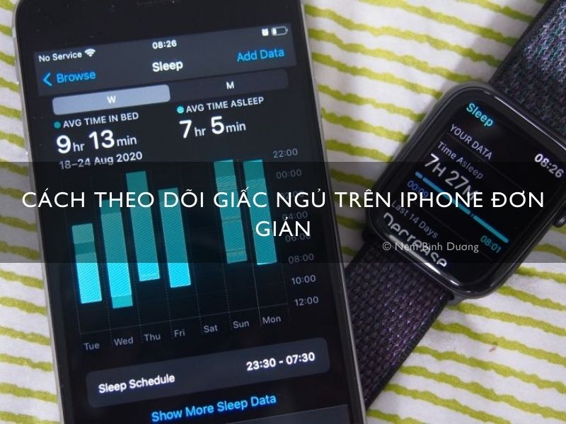 Cách theo dõi giấc ngủ trên iphone đơn giản