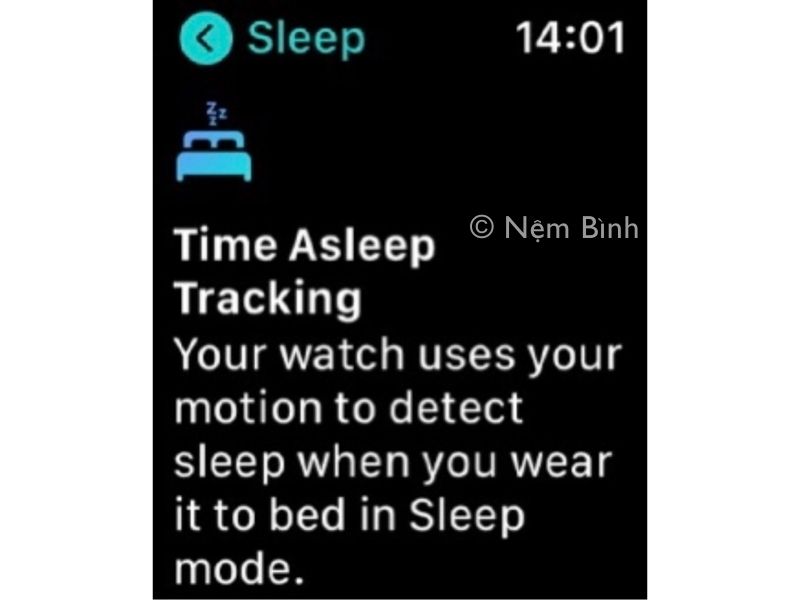 Cách đo giấc ngủ apple watch - Bước 3
