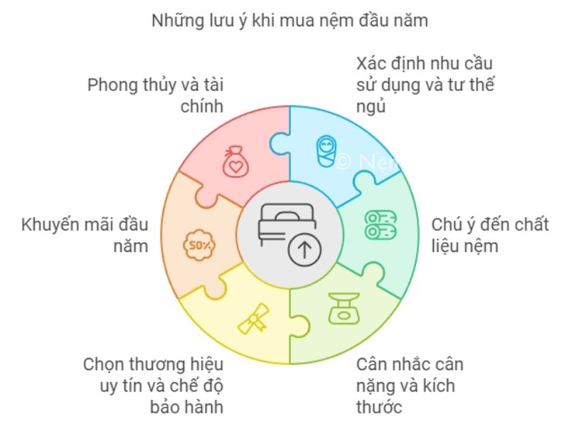 Những lưu ý khi mua nệm đầu năm 3 Những lưu ý khi mua nệm đầu năm