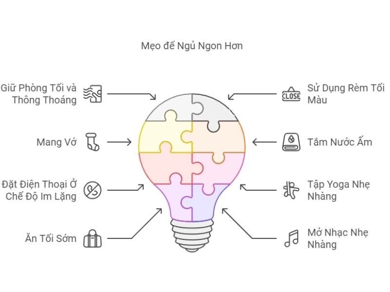 Một số mẹo nhỏ khác để dễ ngủ hơn