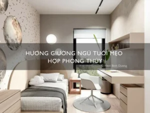 Hướng giường ngủ tuổi Mẹo hợp phong thủy