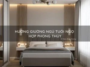 Hướng giường ngủ tuổi Ngọ hợp phong thủy