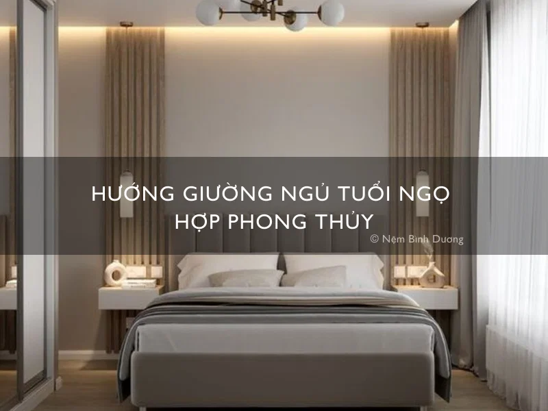 Hướng giường ngủ tuổi Ngọ hợp phong thủy