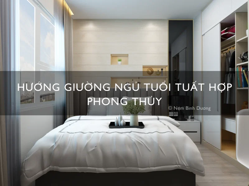 Hướng giường ngủ tuổi Tuất hợp phong thủy