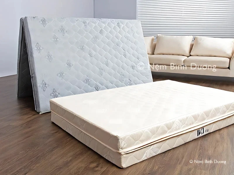 Nệm cao su Hybrid Liên Á IKI Flip – Nệm ngủ gấp gọn
