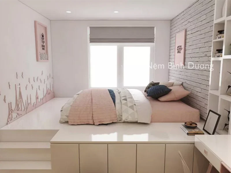 Trang trí phòng ngủ nhỏ cho nữ không giường cạnh ban công 6 Trang trí phòng ngủ nhỏ cho nữ không giường cạnh ban công