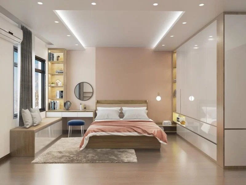 Hướng đặt tủ quần áo trong phòng ngủ 1 Hướng đặt tủ quần áo trong phòng ngủ