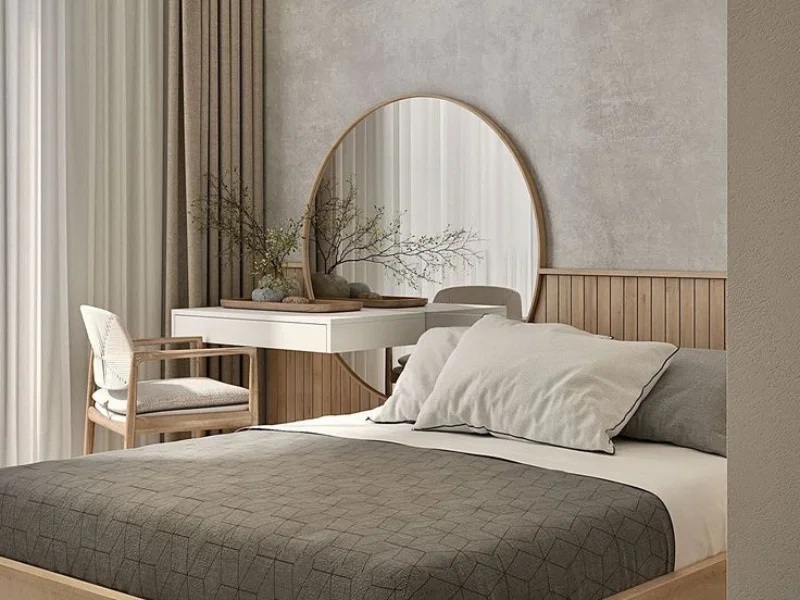 Kê giường ngủ tại vị trí tiếp cận được cả 2 bên
