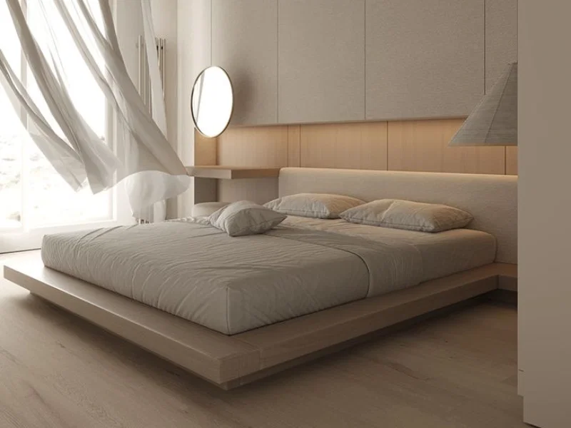 Tránh đặt giường ở góc nhọn