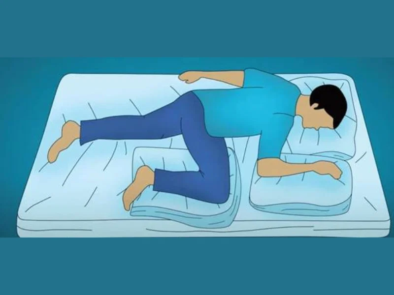 Nằm sát bên - Tư thế ngủ dễ thở