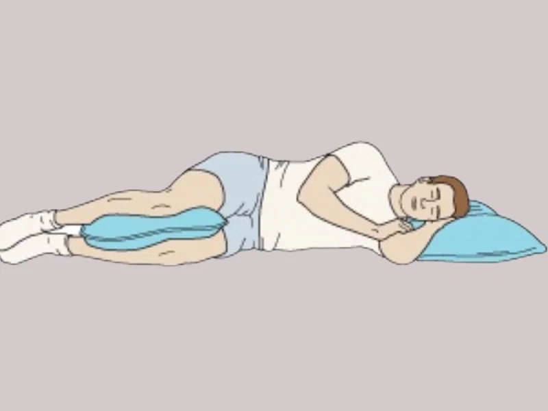 Tư thế nằm xoay người - Tư thế ngủ dễ thở