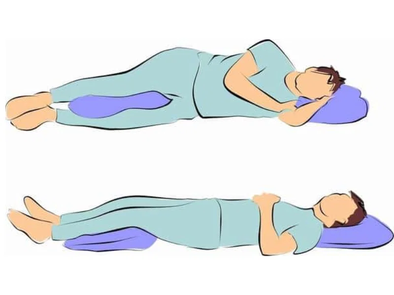 Tư thế ngủ sau khi mổ dây chằng