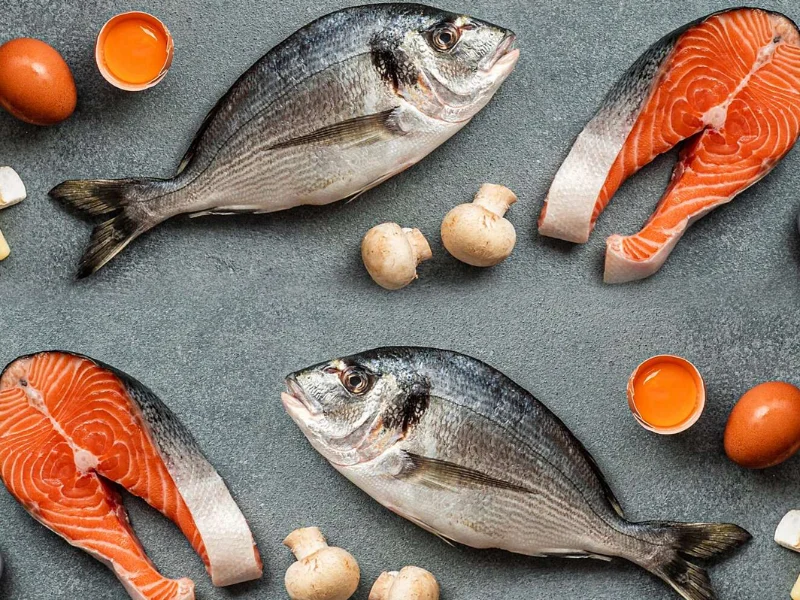 Cá béo (cá hồi, cá ngừ) – Omega-3 và vitamin D giúp cân bằng giấc ngủ