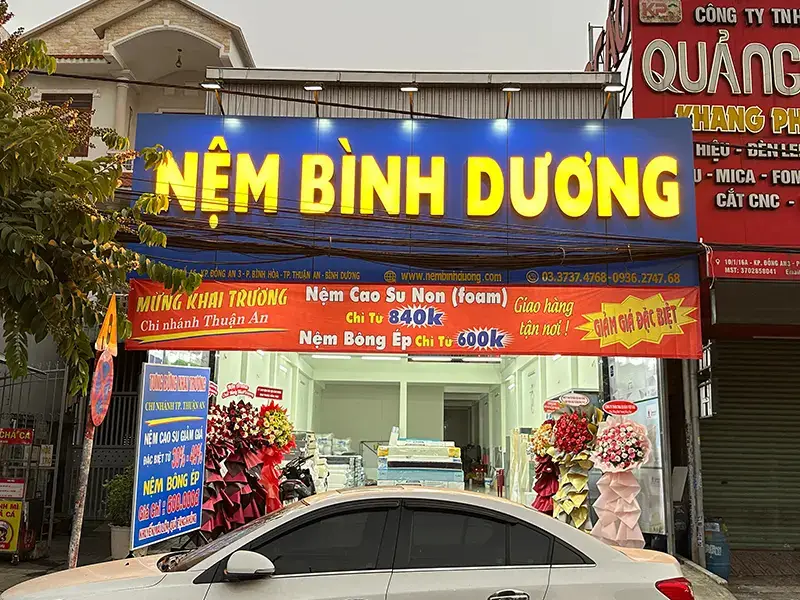 Cửa hàng nệm cao su tại Thuận An - Địa chỉ uy tín, giá tốt