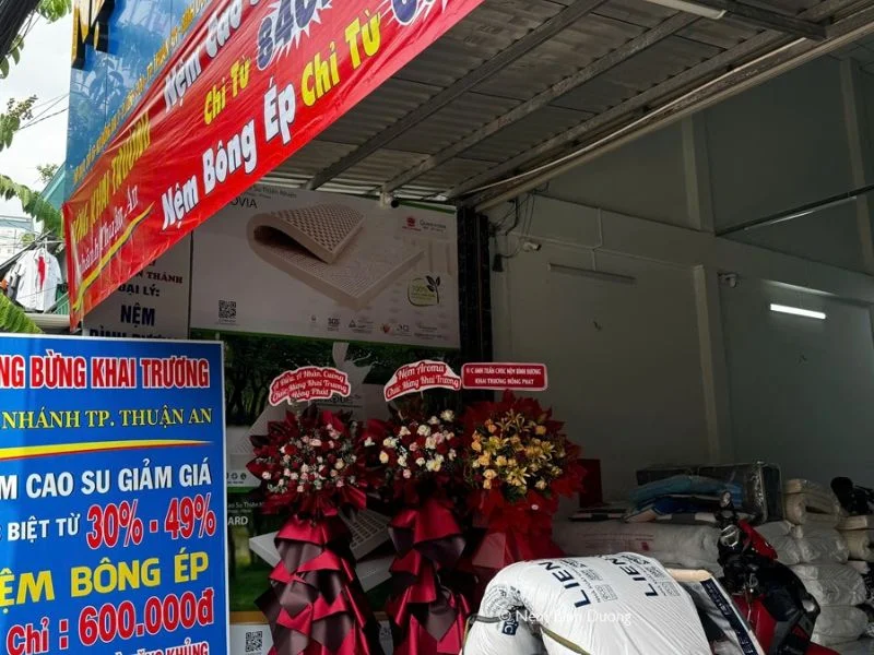 Cửa hàng nệm giá rẻ tại Thuận An – Giảm giá cực sốc, mua ngay