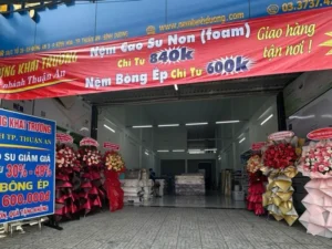 Cửa hàng nệm cao cấp tại Thuận An – Chính hãng, bảo hành lên đến 15 năm