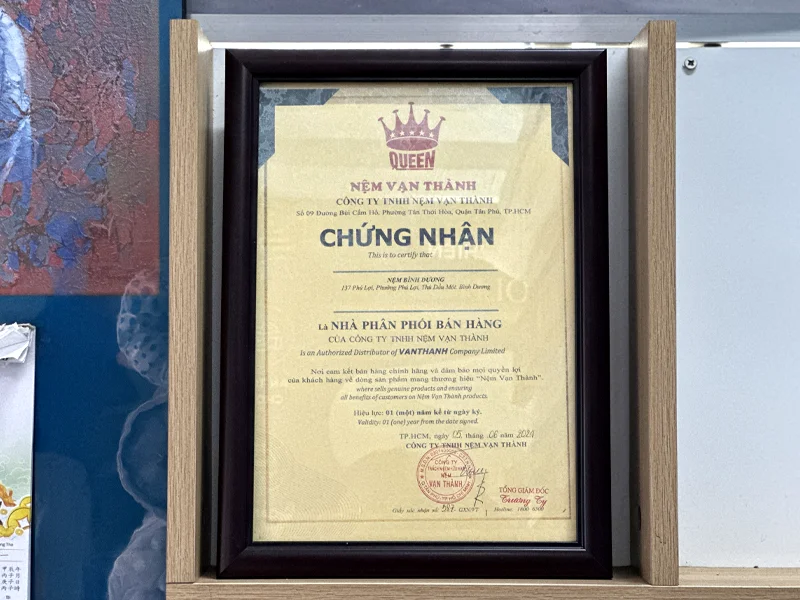 Cửa Hàng Nệm Vạn Thành Tại Thuận An