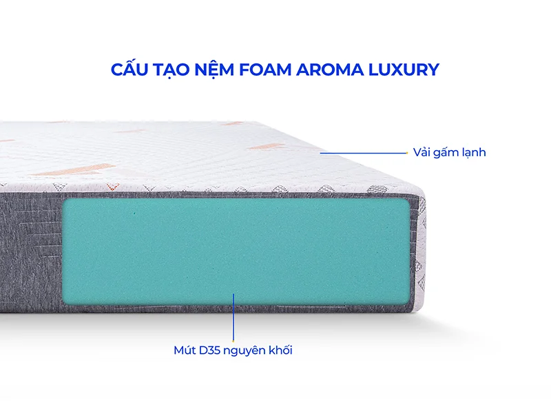 Nệm Foam Aroma Luxury D35