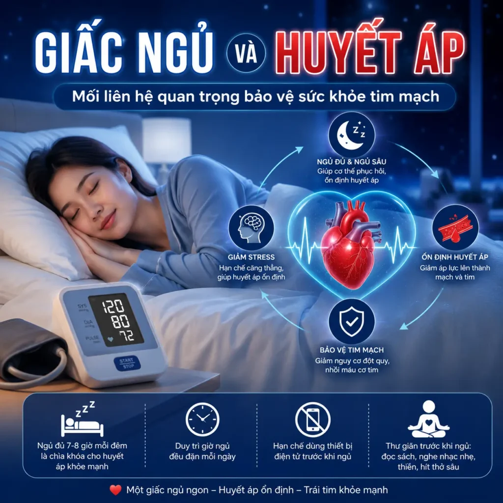 Giấc ngủ và huyết áp