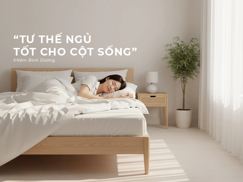Tư Thế Ngủ Tốt Cho Cột Sống Và Giấc Ngủ Sâu