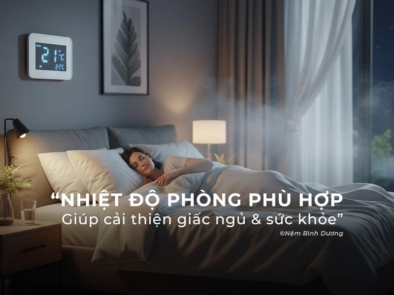 Nhiệt Độ Phòng Ngủ Phù Hợp Giúp Cải Thiện Giấc Ngủ Và Sức Khỏe Nhiệt Độ Phòng Ngủ Phù Hợp Giúp Cải Thiện Giấc Ngủ Và Sức Khỏe