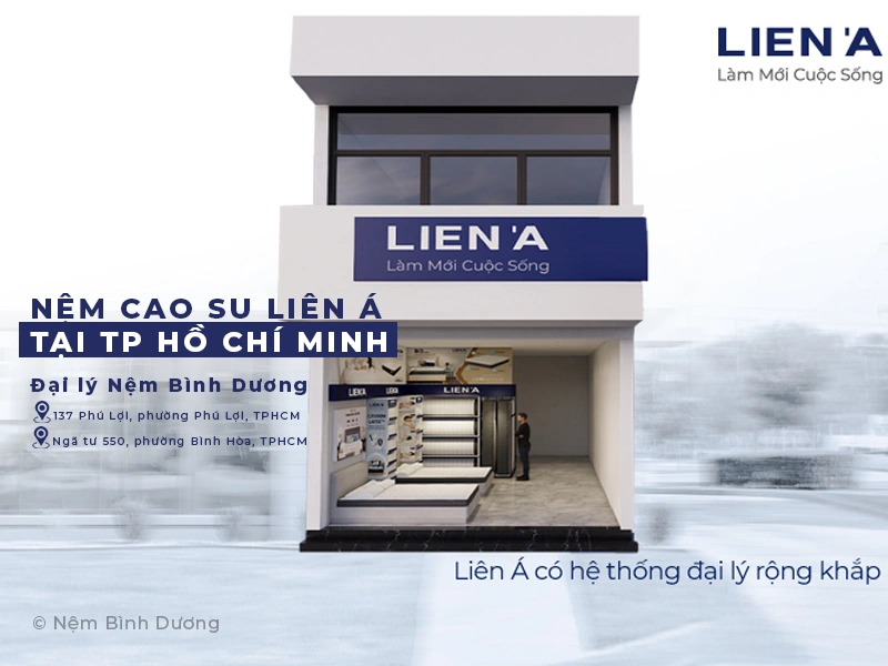 Nệm cao su Liên Á tại TPHCM