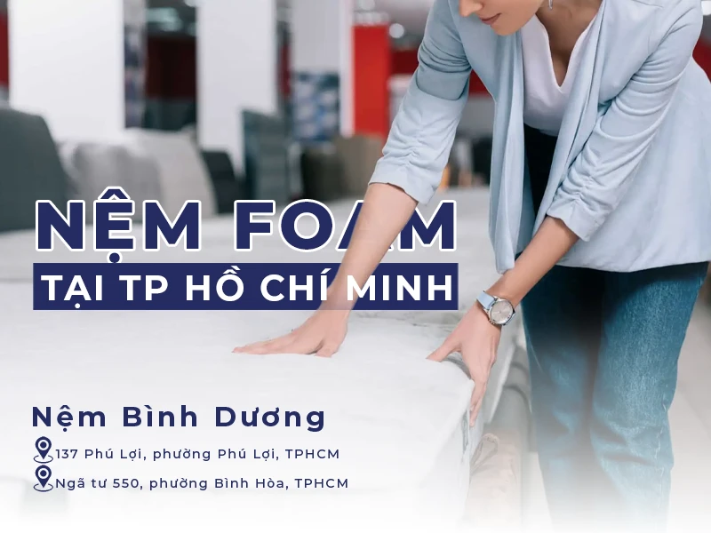 Nệm foam tại TPHCM