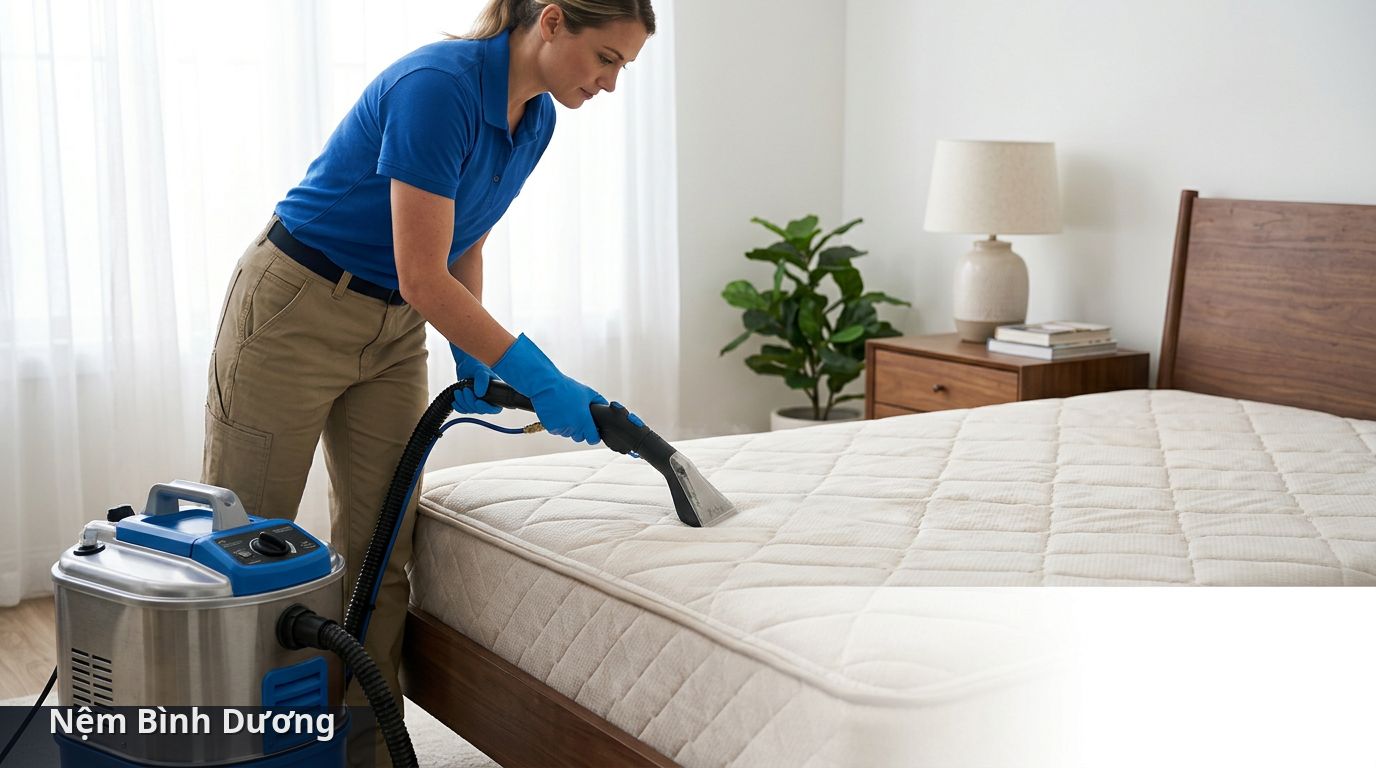 Lịch vệ sinh nệm định kỳ giúp duy trì không gian sống trong lành - bao lâu nên vệ sinh nệm