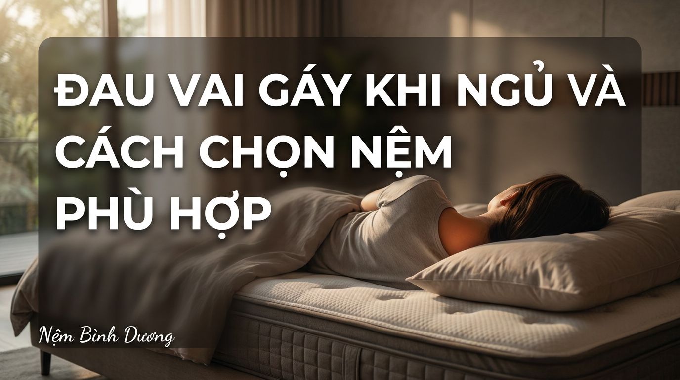 dau vai gay khi ngu va cach chon nem phu hop