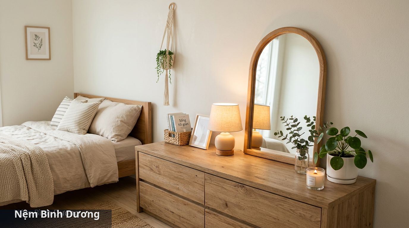 Phụ kiện decor phòng ngủ tối giản - decor phòng ngủ phong cách Hàn Quốc