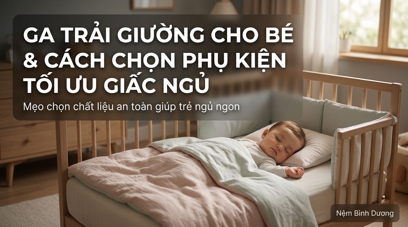 1 ga trai giuong cho be va cach chon phu kien toi uu giac ngu