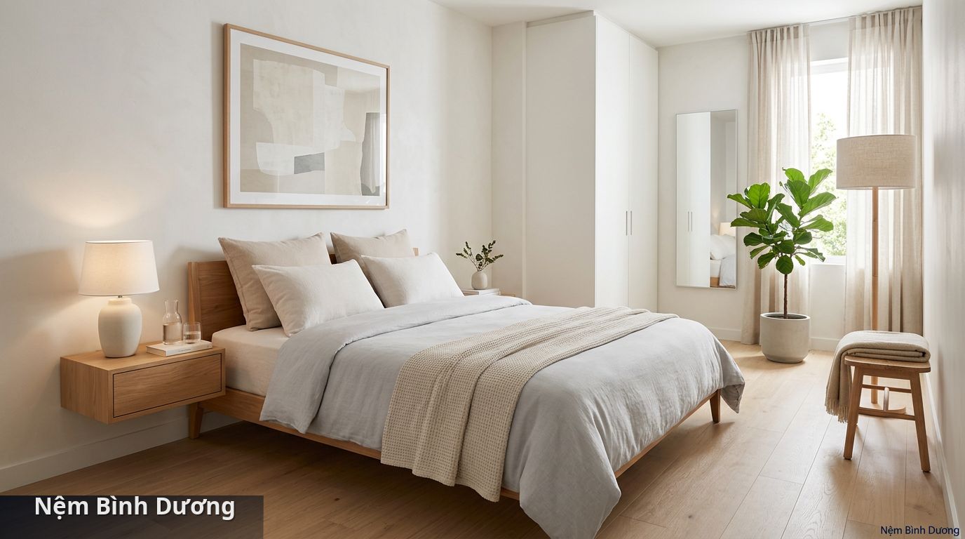 Xu hướng decor phòng ngủ tối giản mang lại sự bình yên - lỗi trang trí phòng ngủ 3 Xu hướng decor phòng ngủ tối giản mang lại sự bình yên - lỗi trang trí phòng ngủ